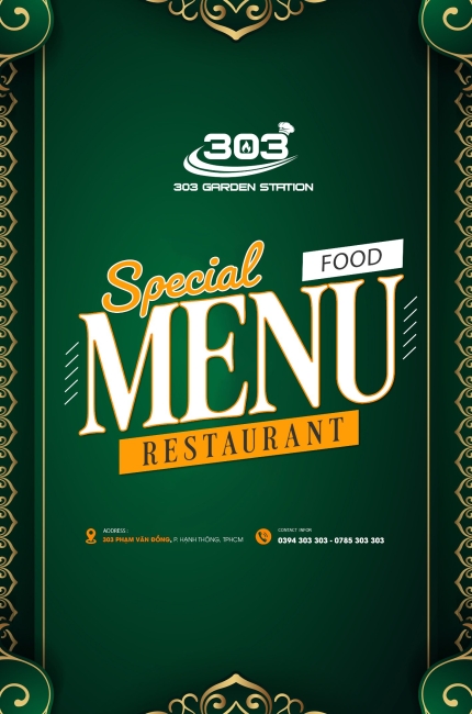 MENU TIỆC GARDEN NEW