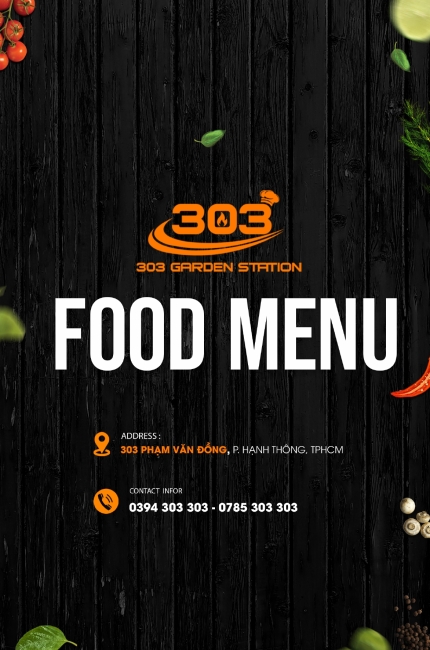 MENU TIỆC SÂN VƯỜN
